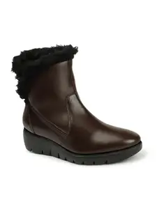 ELLE WOMEN Boots,Brown,UK-7