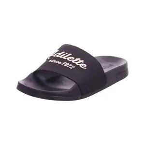 adidas mens ADILETTE SHOWER CBLACK/FTWWHT/CBLACK Slide Sandal - 8 UK (AQ1701)