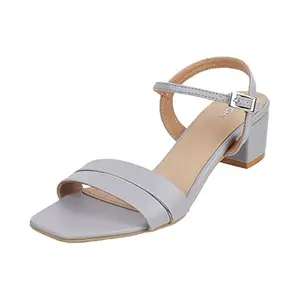 Mochi Womens Synthetic Grey Sandals (Size (5 UK (38 EU))