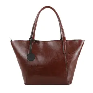 P purseus PPurseus Dark Brown Large Tote Bag For Women, Travel Shoulder Bag Top Handle Handbag for Office, Work, Travel