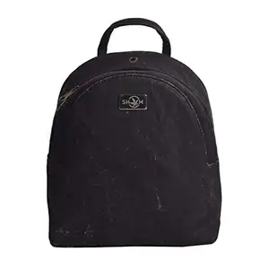SHOM Multi Pocket Printed Backpack Bag for Girls and Boys | Printed School Backpack Bag for Boys | Shoulder Laptop Bag for Men and (Black)