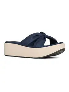 Inc.5 Womens Navy Casual Solid Round Toe Sandals