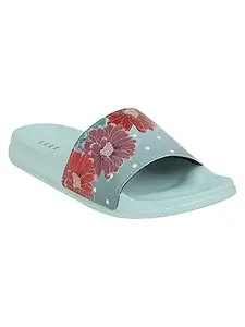 Elle Women's Slipper, Aqua Green, 7