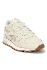 Reebok Womens Classic Leather Shoes Beige