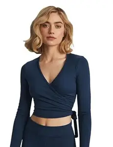 SIGHTBOMB SOFTLINE Active WEAR/Casual WEAR Cuddle WRAP Microfiber TIE Around Fullsleeve TOP for Women