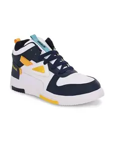 AADI Men's Blue Comfortable Lightweight Outdoor Lace Up Classy Running, Walking & Gym Casual Sport Shoes