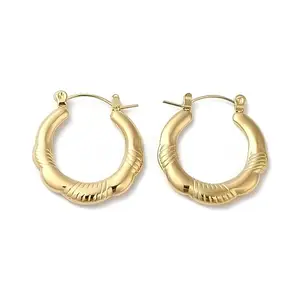 Karishma Kreations New Stainless Steel Solid Earrings Style Round & Geometric Pattern Ear Stud