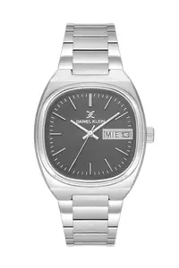 Daniel Klein Stainless Steel Grey Dial Premium Men's Analog Watch - DK.1.13751-4