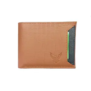 Goldalpha Men Tan Artificial Leather Wallet - (7 Card Slots)