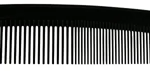 TEEPZEEY Professional Teasing Comb, Fine and Wide Hair Barber Comb, Black Carbon Fiber Cutting Comb, Styling Comb, Anti Static Heat Resistant Hairdressing Comb (Multi, 1Pcs)