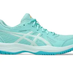 ASICS Womens UPCOURT 6 Illuminate Mint/Soothing Sea Badminton Shoes - 6 UK (1072A107.401)