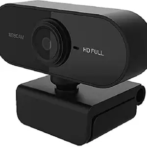 Layfuz Webcam with Microphone Desktop or Laptop Widesn for Video Calling and Recording Black 1080P