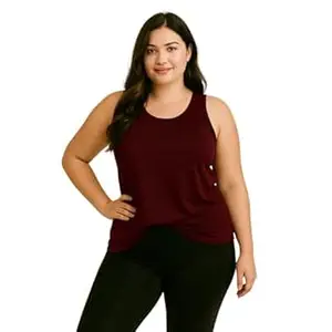 Ryurun Women’s Taffy Tank Top | Nylon Spandex Fabric | Vinyl Print | Stretch Sleeveless Top