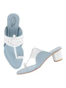 Shoetopia Women's KH-4433 Blue Heeled Sandal-6 Kids UK (KH-4433-Blue)-EU39