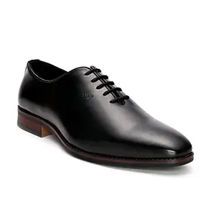 San Frissco Men's Shoe Black Leather – Round Toe Formal Oxfords: Wrinkle-Free Patent Upper, Lightweight Design, and Cushioned Footbed for All-Day Comfort
