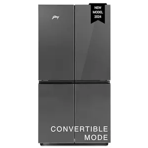 Godrej 670 L Four Door, Triple Zones with Convertible Mode, Advanced Controls Frost Free Inverter Refrigerator(2023 Model, RM EONVELVET 685 RIT GR BK)
