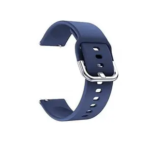 MELFO 22mm Smart Watch Strap Compatible with Oneplus Watch Cobalt Silicone Strap - Blue