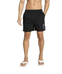 Puma Men's Cotton Classic Printed Boxer Shorts (Pack of 1) (685257_Black