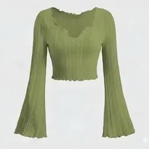 SILES FASHION Women Casual Bell Sleeve Self Design Blue Top Stylish Regular Fit Soft Fabric Trendy Office Party Top