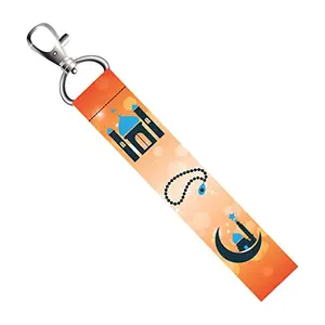 ISEE 360® Mosque Temple Lanyard Bag Tag with Swivel Lobster for Gift Luggage Bags Backpack Laptop Bags L X H 5 X 0.8 INCH