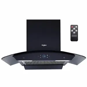 Whirlpool Smart Heat Sensor 90cm Kitchen Chimney with Filterless Autoclean Technology | BLDC Motor | With Remote Control (SMARTSENSE ZEN CGFL 904 HAC BLDC BK HOOD)
