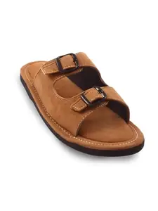 APRATIM Mens Ethnic Footwear-07 Tan