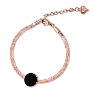 The Opal Jewels Link Chain Bracelets | 18k Gold Plated | Trendy, Lightweight & Comfortable |Stylish & Tarnish-Resistant | Qty : 1pc