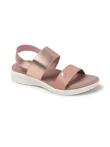 ELLE Women Sandal,Peach,UK-5