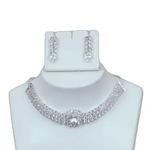 Jewellery Set for Women Necklace Set with Earrings (Prinal Art IMMITATION JJewellery_329)