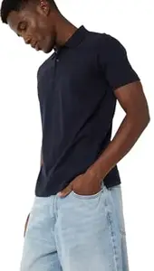 Max Men's Polycotton Half Sleeves Regular Fit Solid Polo T-Shirt