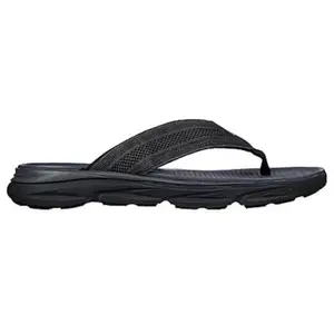 Skechers Mens -DELMONT SD-210310-BKGY-UK10 Flat, Black