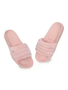 CHUPPS Rose Pink Drift Orthopedic Slippers | Soft Footpharma Footbed | Breathable Ventilation Holes | Lightweight Flip Flops | Anti-Skid Chappals for Everyday For Womens