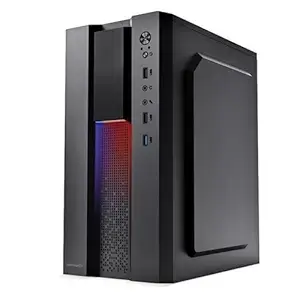 Pratyush VAYU V3 Tower Desktop Computer PC - Core i3-4130 Processor CPU (3.4GHz) | 8GB DDR3 RAM | 128GB M.2 SSD | WiFi | HDMI/VGA | RGB Lighting | HD Graphics | Pre-Installed OS and Softwares