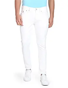 U.S. POLO ASSN. Men's Regular Jeans (UDJEN0714_White