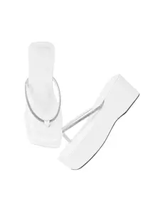 TRYME Platform Fashion Stylish Casual Wedges Heel Attractive Design Fancy Sandal Comfortable Sole For Womens & Girls