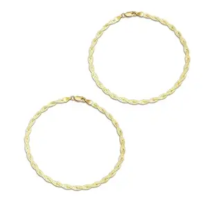 Tweov Pure Silver Anklets for Women