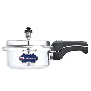 Cutting EDGE Induction Base Inner Lid Aluminum Pressure Cooker 2 Litre, Gas & Induction Compatible, Cooker for Rice, Vegetable, Grains, Chicken & Mutton price in India.