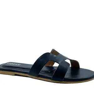 Vidvan Flat Slippers WFT (Black, 3)