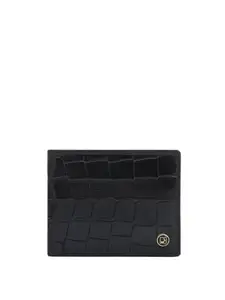 Da Milano RFID Protected Leather Wallet for Men with Card Slot - Black