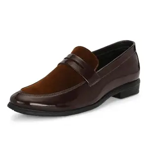 Centrino Formal Shoe for Men | Cushioned Insole | Stylish Slip ON | Perfect for Boys & Men | Office Wear & Formal Dress 6810-2 Brown