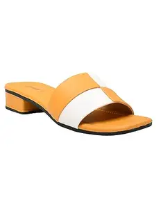AJANTA Women Yellow Flat Sandal EL3007