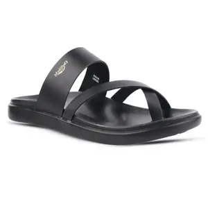 Medifeet All Day Comfort Sandals with Extra Cushioned For Men's (Black, UK Footwear Size System, Adult, Men, Numeric, Medium, 8)