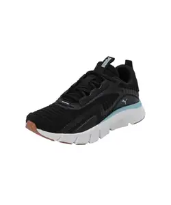 Puma Womens FlexFocus Better Knit Wn Black-Turquoise Surf Running Shoe - 5 UK (31002201)