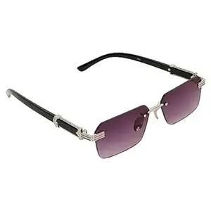 Creature mc stan goggles Rimless Unisex Sunglasses Retro Vintage Gold Frame Rectangular Premium Designer