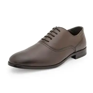 Red Tape Oxford Shoes for Men | Soft Cushioned Insole, Slip-Resistance, Dynamic Feet Support, Arch Support & Impact Mitigation Teak