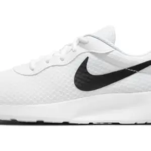 Nike White Tanjun Running Shoes for Men (Numeric_8)