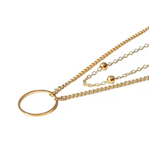 Round Ring Pendant Necklace | Elegant Design