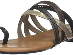 Bata Womens Cham Flats, (5716817), 8 Black