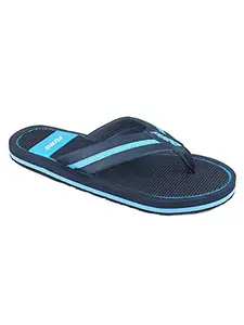 FURO by Red Chief Navy/Sky Blue Casual Flip Flop for Men FF004 (Size 9)