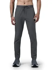 TECHNOSPORT Men's Regular Fit Solid Jogger Pant with Duracool+ for Training, Running & Gym